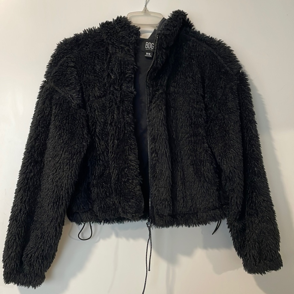 BDG Cropped Jacket - Black